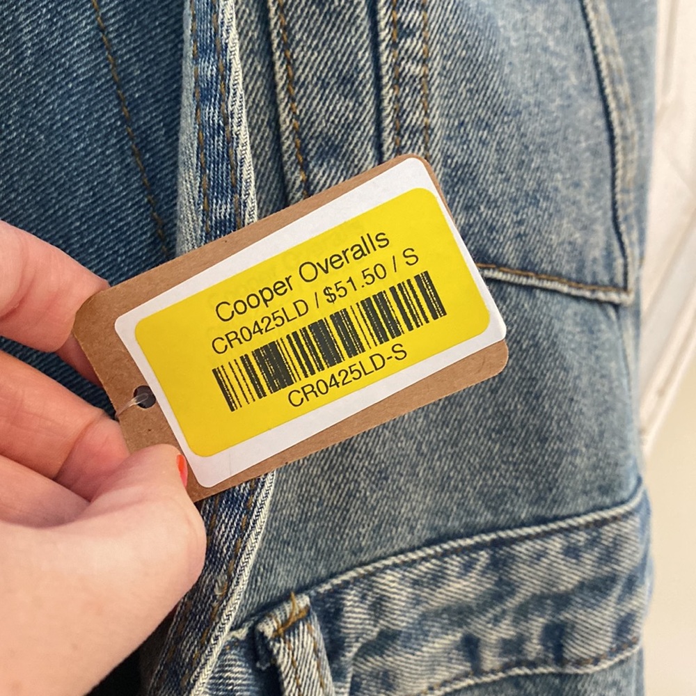 Cooper Ripped Jean Overalls from Vestique - NEW with tags! - Picture 3 of 5